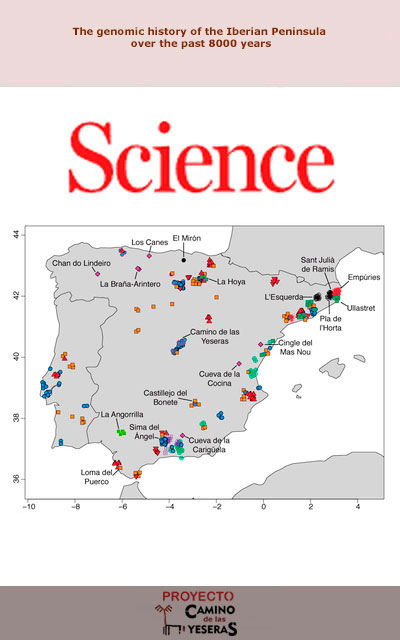 The genomic history of the Iberian Peninsula over the past 8000 years